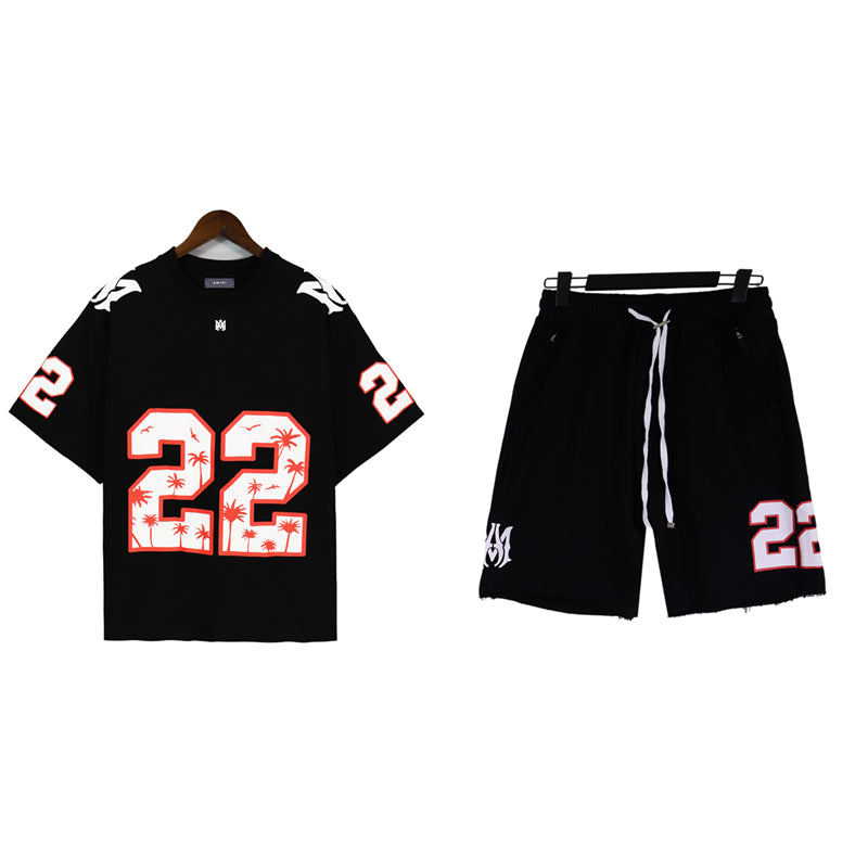 DJ-AMIRI short-sleeved shorts set