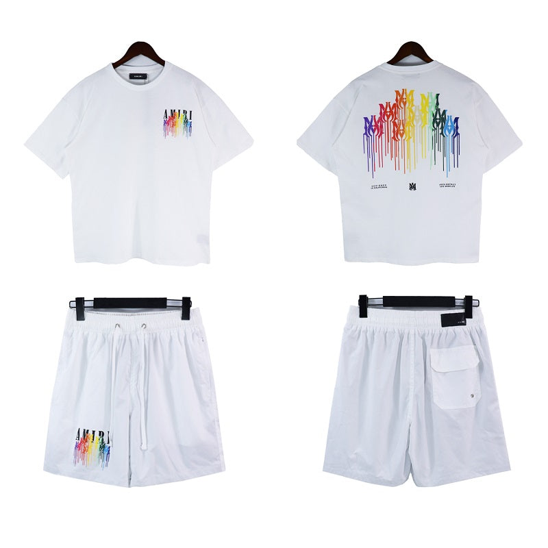 DJ-AMIRI short-sleeved shorts set