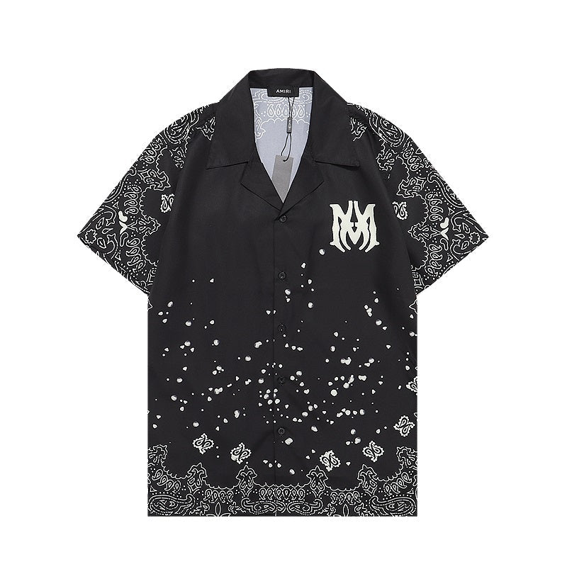 DJ-AMIRI Silk Shorts Shirt Set